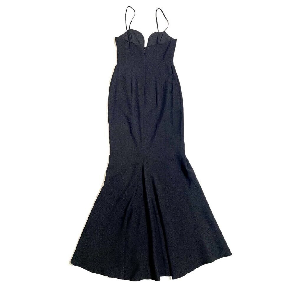 La Maison Talulah Black Mermaid Gown High Slit Evening Dress Sz S New - Picture 7 of 12